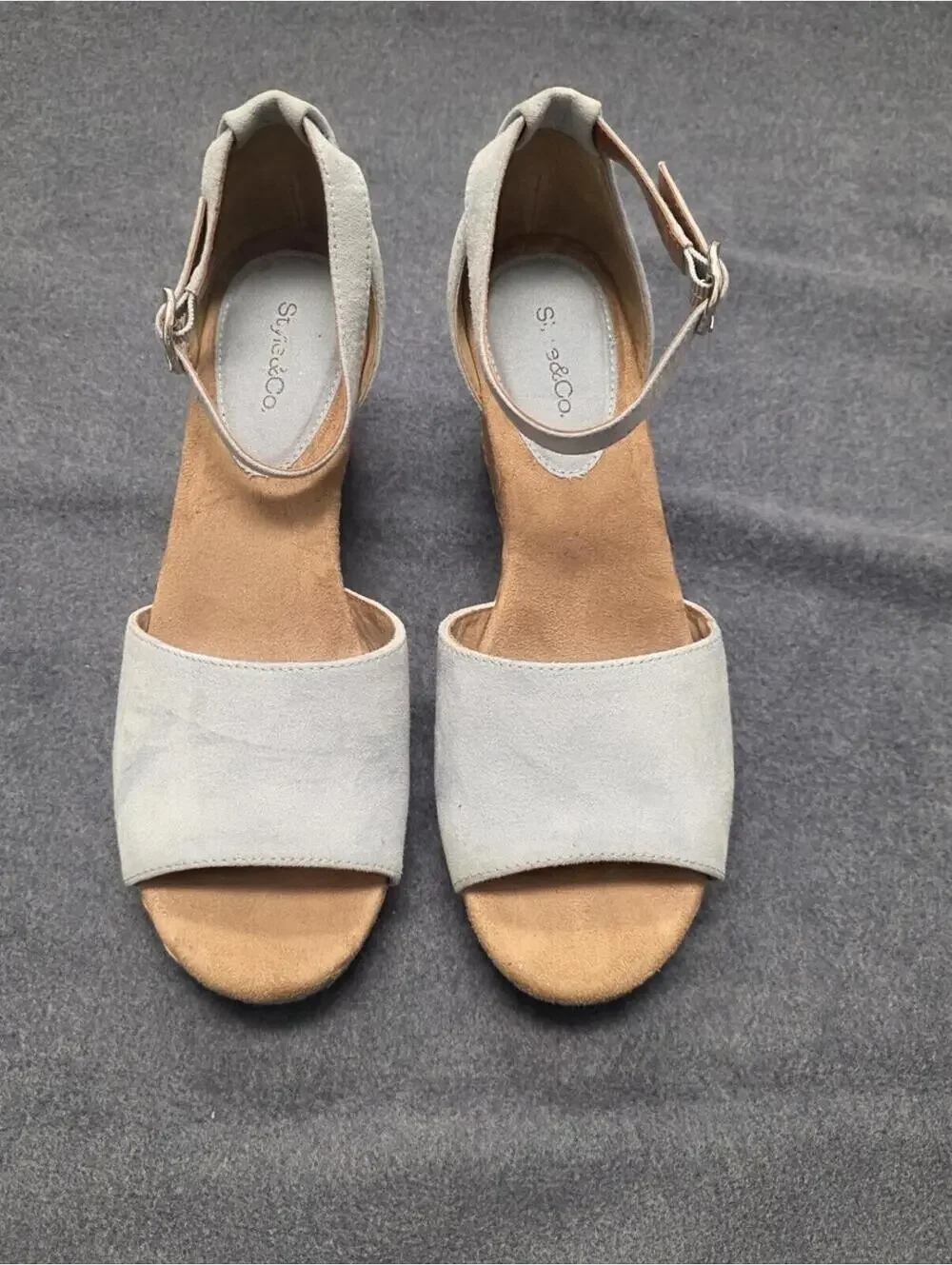 Style & Co Bohemian Seleeney Wedge Sandal Sz 9 US